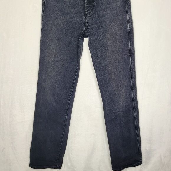 Agolde Black Pinch Waist Jeans Size 24 - Picture 3 of 12